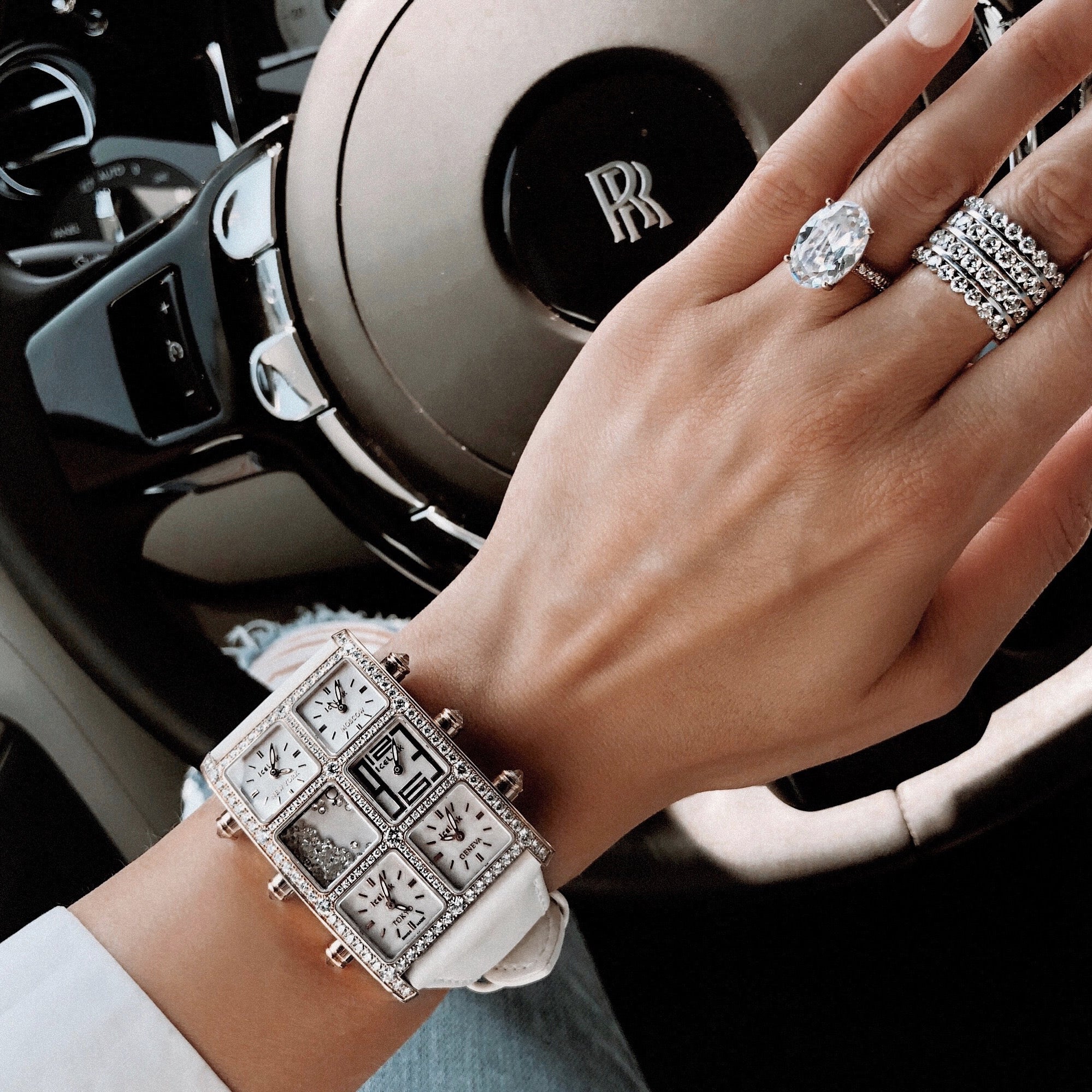 Aliana 6TZ Diamond Watch (Sample Sale) Presidential IceLink   